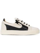 Giuseppe Zanotti Design Side Zip Sneakers - Nude & Neutrals
