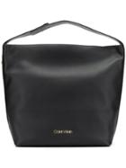 Calvin Klein 205w39nyc Large Logo Plaque Shoulder Bag - Black