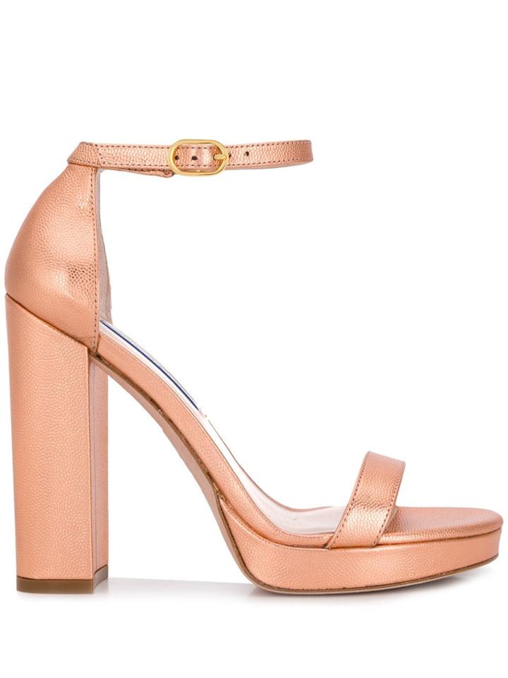 Stuart Weitzman Ankle Strap Pumps - Pink