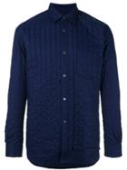 Comme Des Garçons Shirt Quilted Shirt - Blue