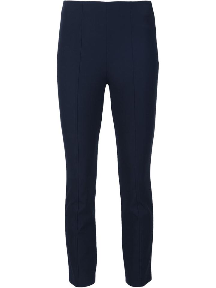 T By Alexander Wang Cropped Trousers, Women's, Size: 2, Blue, Nylon/spandex/elastane