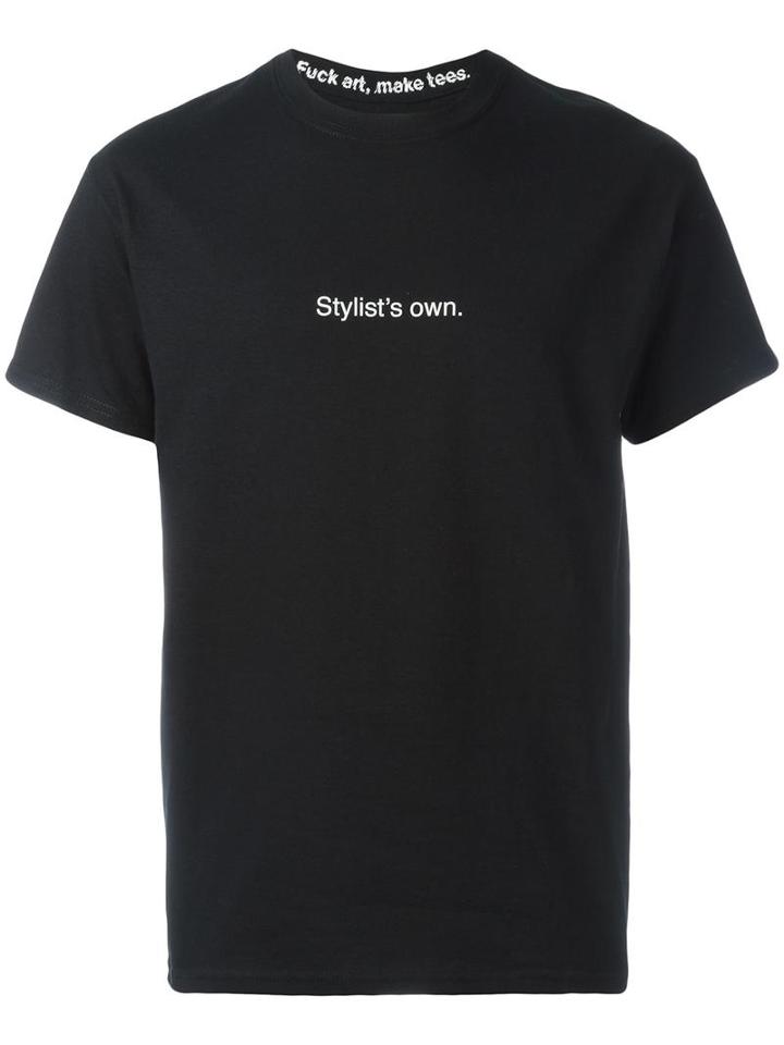 F.a.m.t. 'stylist's Own' T-shirt, Adult Unisex, Black, Cotton