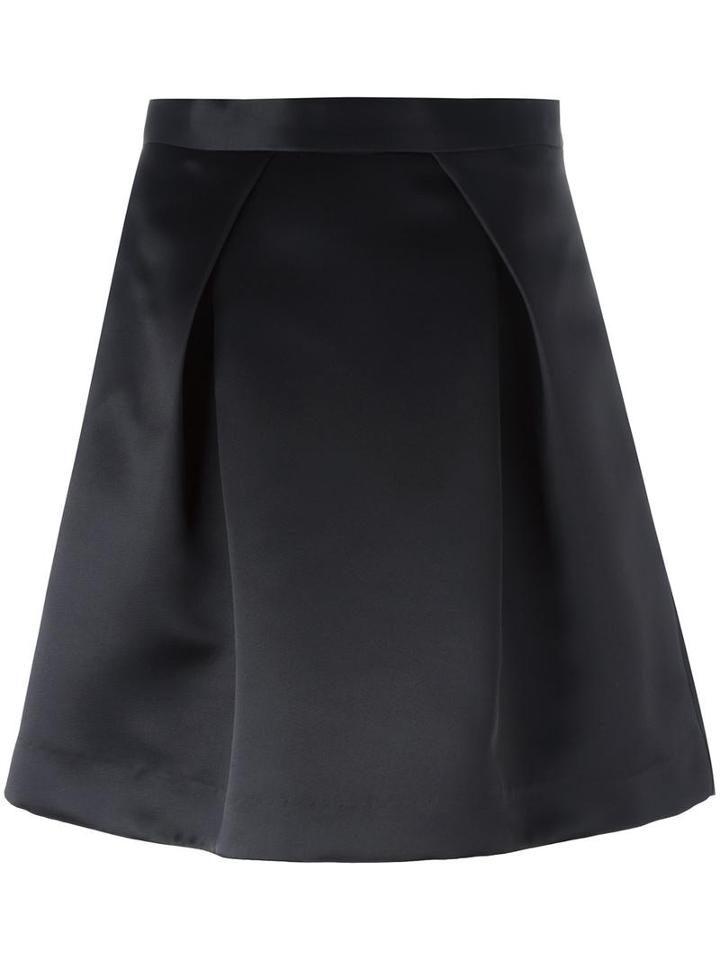 P.a.r.o.s.h. 'panna' Skirt, Women's, Size: Large, Black, Polyester/acetate/viscose