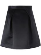 P.a.r.o.s.h. 'panna' Skirt, Women's, Size: Large, Black, Polyester/acetate/viscose