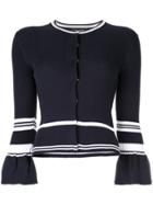 Paule Ka Flared Sleeve Cardigan - Blue