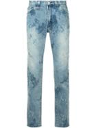 Roar Distressed Slim-fit Jeans - Blue