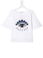 Kenzo Kids Eye Print T-shirt - White