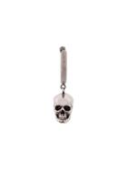 Alexander Mcqueen Single Skull Earring - Silver