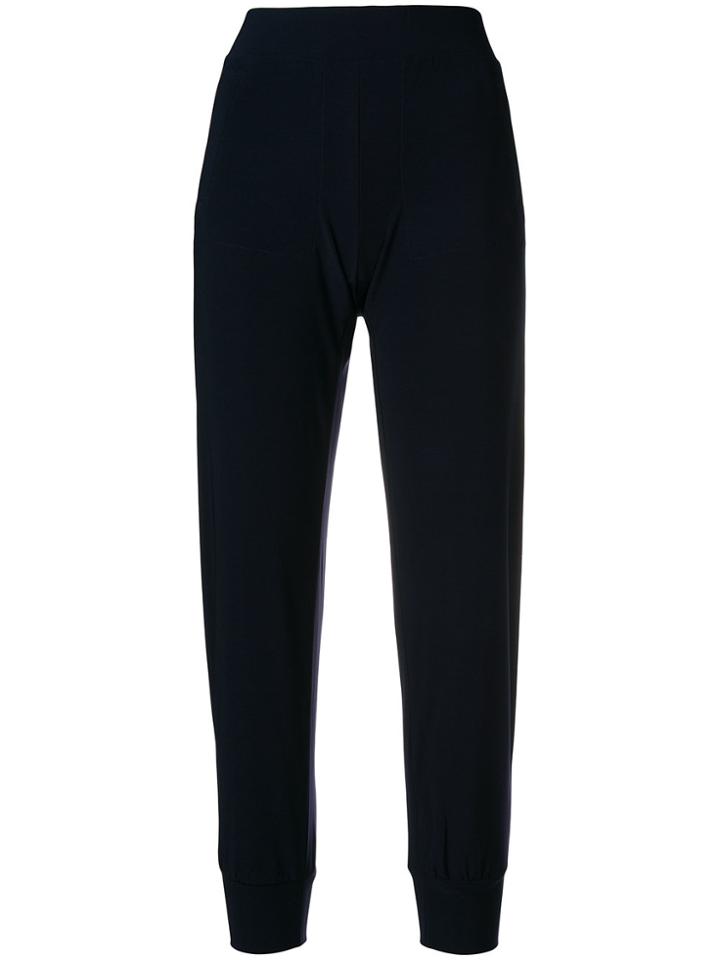 Norma Kamali Jog Track Pants - Blue