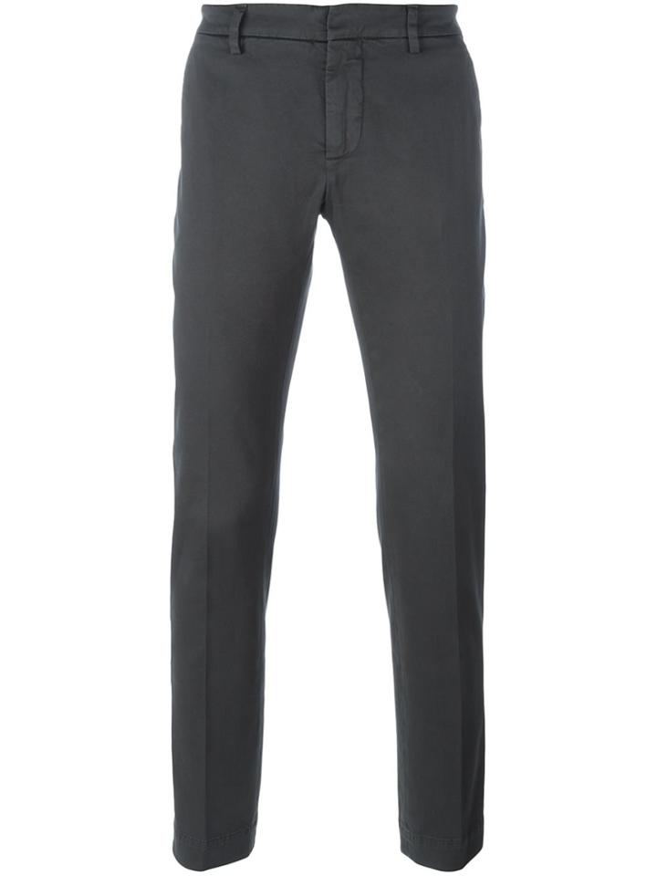 Dondup Straight Chino Trousers - Grey