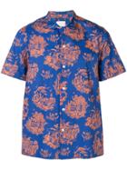 Wood Wood Printed Shortsleeved Shirt - Blue