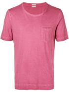 Massimo Alba Round Neck T-shirt - Pink & Purple