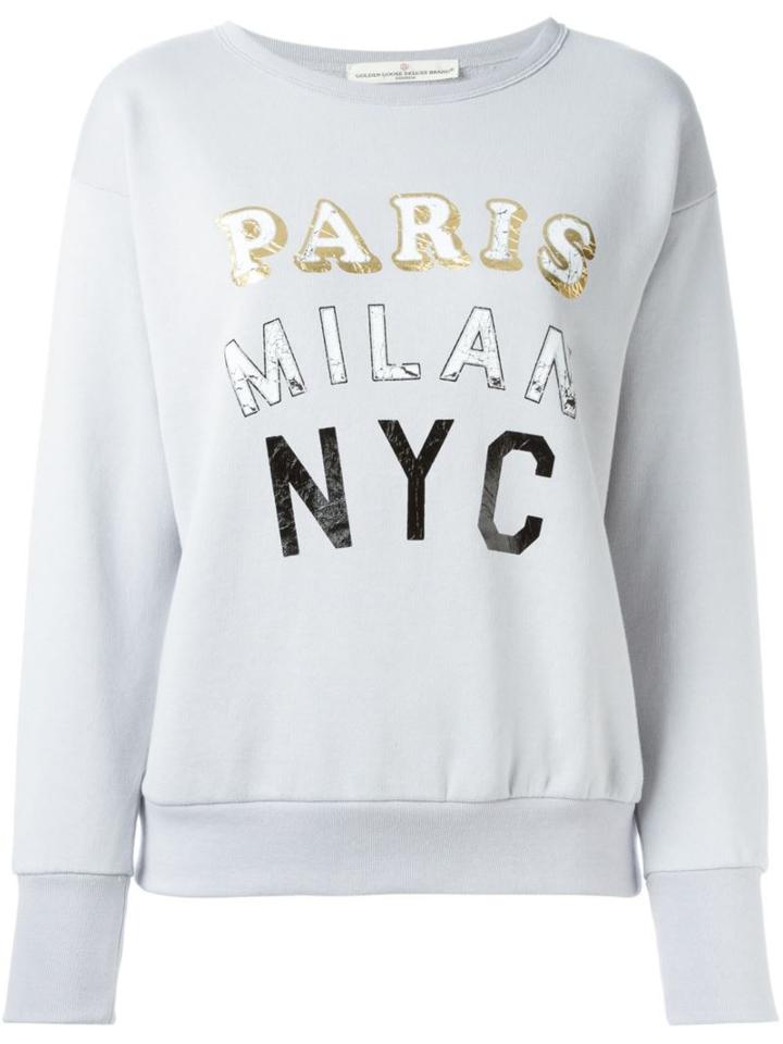 Golden Goose Deluxe Brand Front Print Sweatshirt