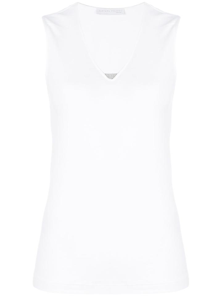 Fabiana Filippi Fitted Vest - White