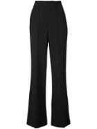 Alice+olivia High-rise Flared Trousers - Black