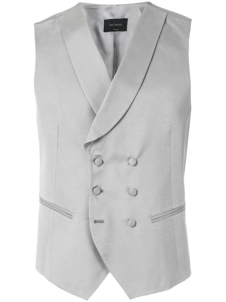 Dell'oglio Double Breasted Waistcoat - Grey