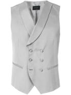 Dell'oglio Double Breasted Waistcoat - Grey