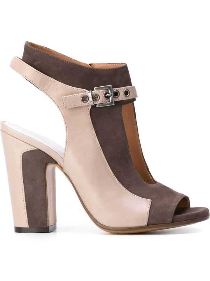 Maison Margiela Panelled Cut-out Sandals