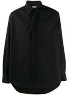 Yohji Yamamoto Jetted Pocket Shirt - Black