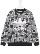 Adidas Kids Trefoil Camouflage Sweatshirt - Multicolour