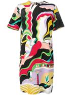 Emilio Pucci La Villa Print Silk Mini Dress - Yellow