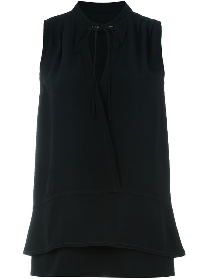 Proenza Schouler Sleeveless Blouse, Women's, Size: 1, Black, Acetate/viscose