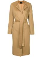 Tomorrowland Single-breasted Fitted Coat - Brown