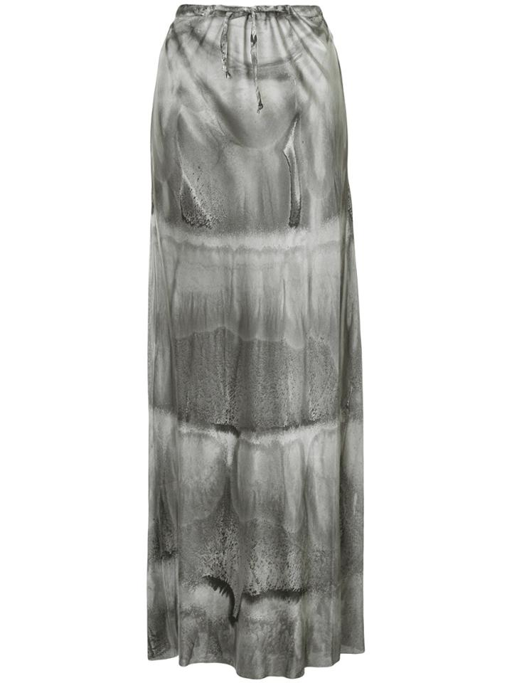 Masnada Two Tone Maxi Dress - Grey
