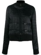 Chanel Pre-owned Quilted Bomber Jacket - Black