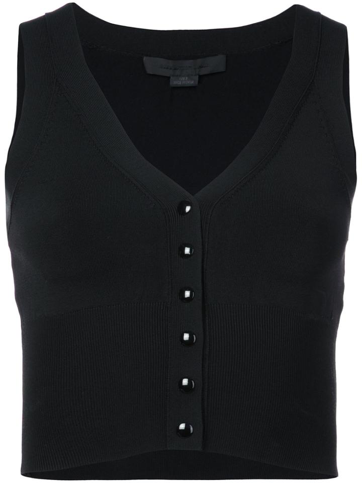 Alexander Wang Sleeveless Cardigan - Black