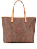 Etro Paisley Shopper Tote - Brown