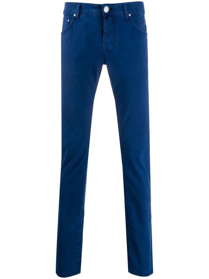 Jacob Cohen Skinny Fit Trousers - Blue