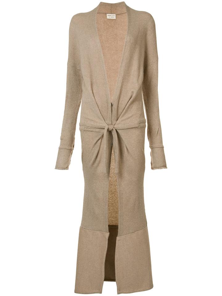 Sabine Luise Rober Over Piece Cardi-coat, Women's, Nude/neutrals, Cashmere