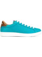 Dsquared2 Santa Monica Sneakers, Men's, Size: 9.5, Blue, Leather/rubber