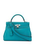 Hermès Pre-owned Kelly 32 Retourne Tote - Blue