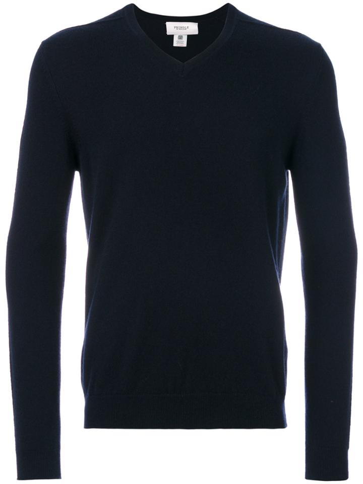 Pringle Of Scotland V-neck Jumper - Blue