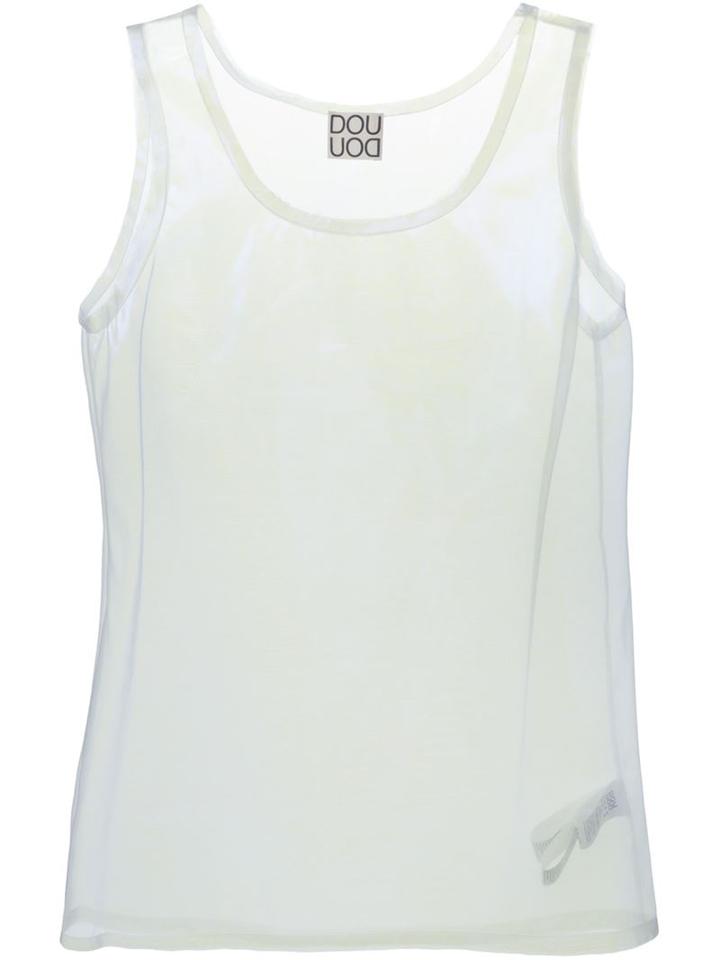 Douuod 'guatemala' Tank Top, Women's, Size: 44, White, Polyester