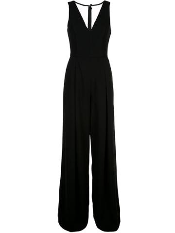 Amsale V-neck Dress - Black