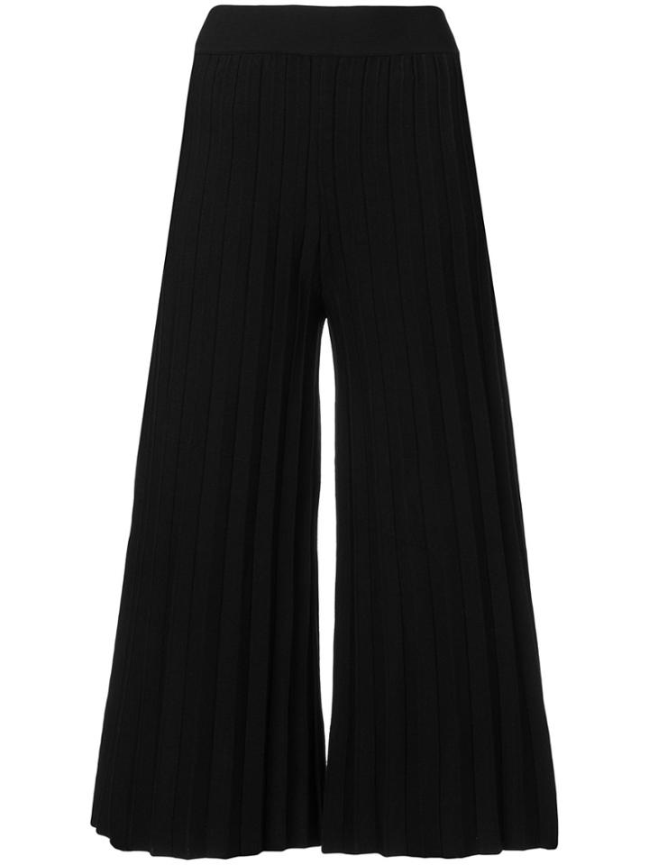 Derek Lam 10 Crosby Colorblocked Pleated Pant - Black