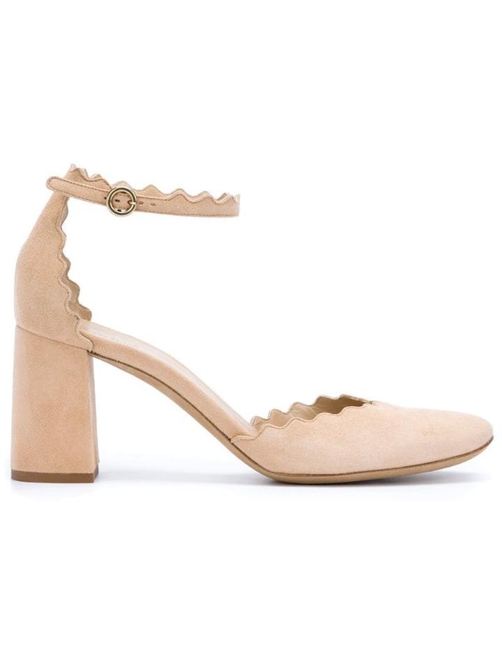 Chloé 'lauren' Ankle Strap Pumps - Neutrals