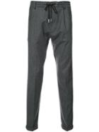 Eleventy - Drawstring Trousers - Men - Spandex/elastane/wool - 36, Grey, Spandex/elastane/wool