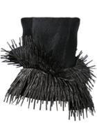 Isabel Sanchis Embroidered Strapless Top - Black