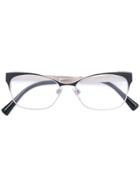 Giorgio Armani Cat Eye Glasses - Metallic