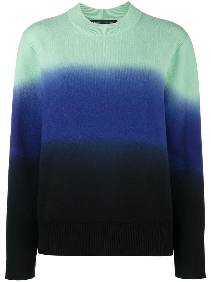 Proenza Schouler Gradient Colour Jumper - Blue