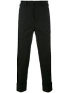 Neil Barrett Classic Chinos, Men's, Size: 50, Black, Cotton/spandex/elastane
