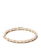 David Yurman 18kt Yellow Gold Stax Diamond Chain Link Bracelet -