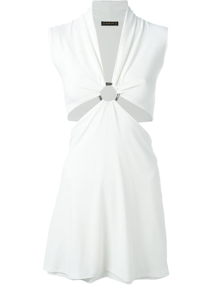 Plein Sud Sleeveless Cut-out Mini Dress