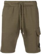 Cp Company Slim-fit Lens Shorts - Green