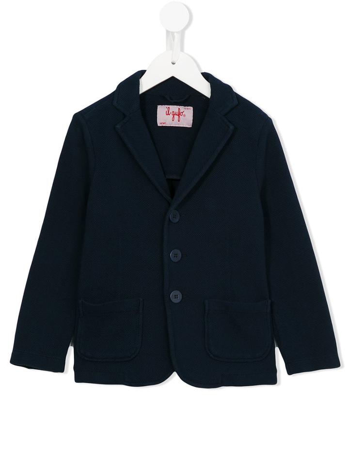 Il Gufo Three Button Blazer, Boy's, Size: 8 Yrs, Blue