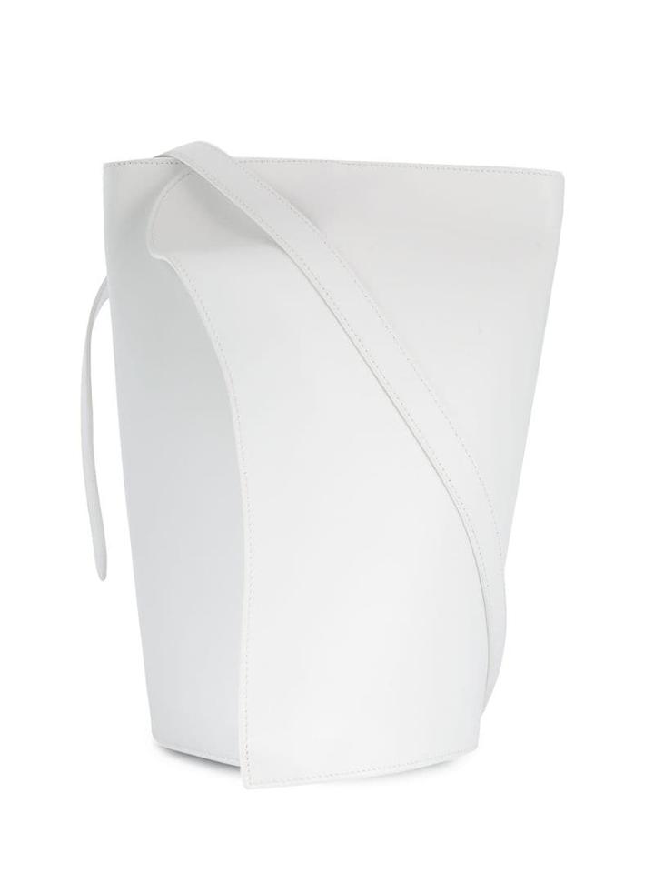 Giaquinto Structured Leather Tote - White